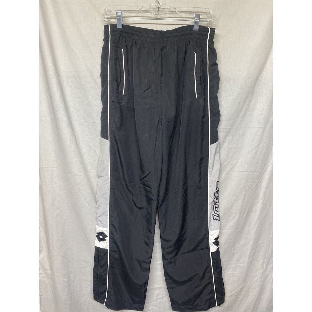 Lotto Tennis Italiano Men Pants XL Bottom Lined Zipper Ankle Cotton/Poly Vintage
